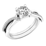 0.15 Carat (Ctw) 14K Gold Round Diamond For Women Anniversary Wedding Band Stengthen the Guard Ring