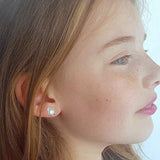 925 Sterling Silver Penguin Opal Stud Earrings  Birthday Gift for Her