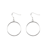925 Big Circle Earrings Female Korean Version Of The Personality Exaggerated Big Ring Wholesale