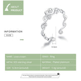 925 Sterling Silver Heart Crown Adjustable Finger Rings for Women Elegant Wedding Engagement  Jewelry