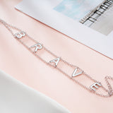 Hot Sale High Quality Factory Price Custom Letter Chain Women Bracelet