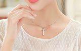 Cross Necklace Christmas Silver Wholesale Good Polish Necklace