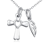 cross and angle wings necklace chain jewelry wholesale necklace