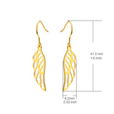 The Wings Of An Angel Design Drop Earring For Special Days 925 Sterling Silver