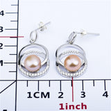 traditional pearl pearl mount for earrings wedding wear pearl earring