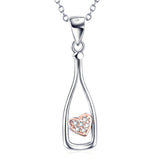 Romantic Love In Bottle Wholesale Pendant Necklace 925 Sterling Silver