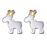 Christmas elk earrings animal cute elk wholesale earrings