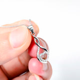 Cubic Zirconia Necklace Wholesale 925 Sterling Silver Jewelry For Woman