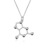 Molecular Necklace Wholesale 925 Sterling Silver Fashion Jewellery Necklace Handmade