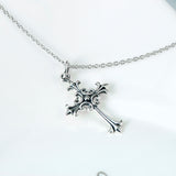 Religious Cross Necklace Wholesale 925 Sterling Silver Necklace