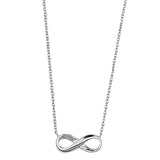 Infinity Cubic Zirconia Pendant Necklace