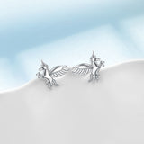 Unicorn Earrings New Arrivals  Women's Wholesale Silver Earrings