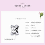 925 Sterling Silver Exquisite Double Layers Cross Charm Precious Jewelry For Women