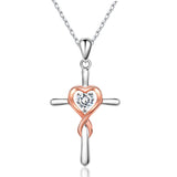 Infinity Love cross Necklace