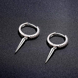 Huggie Drop Earrings Small Hoop Earrings Sterling Silver Huggie Earrings Mens Hoop Earrings Huggie Hoop Earrings for Women