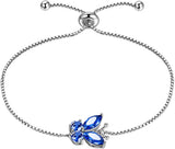 Butterfly Jewelry Women 925 Sterling Silver Butterflies Bracelet Wedding Gift