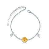 Yellow Sunflower Bracelet