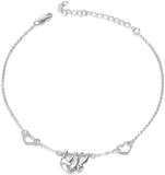 Sloth Anklet For Women Sterling Silver Jewelry Gifts