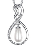  Silver CZ Infinity Love Jewelry