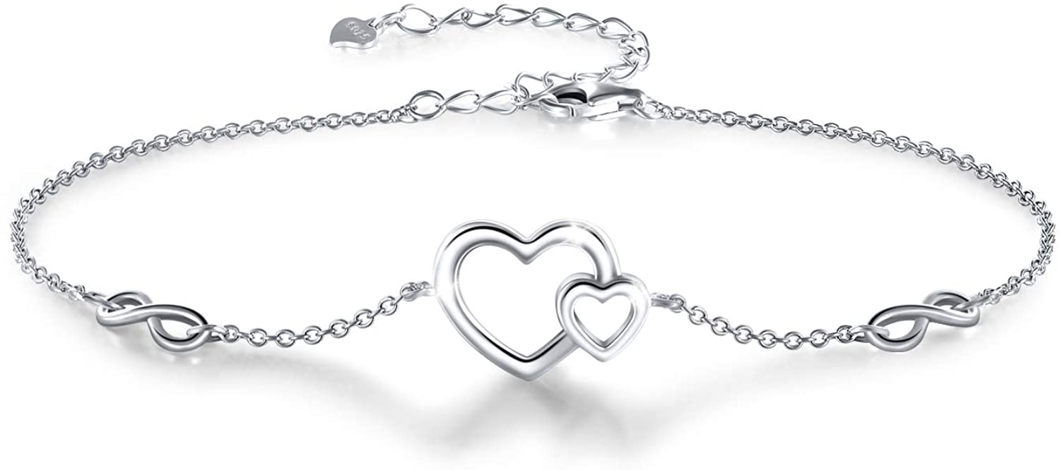 Sterling Silver Bracelet For Woman, Dainty Silver Bracelet, Chain Brac–  annikabella