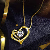 Wholesale  Gold Plated - Heart Pendant Necklace