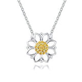 Sunflower Unicorn Pendant Necklace