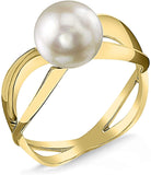 Pearl Ring for Ladies 14K Gold Lana Pearl Ring