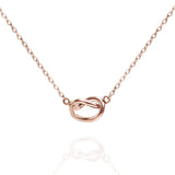 14K Gold Plated Infinity Necklace | Bridesmaids Gifts | Gold Necklaces for Women