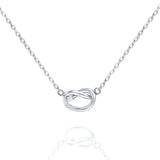 14K Gold Plated Infinity Necklace 
