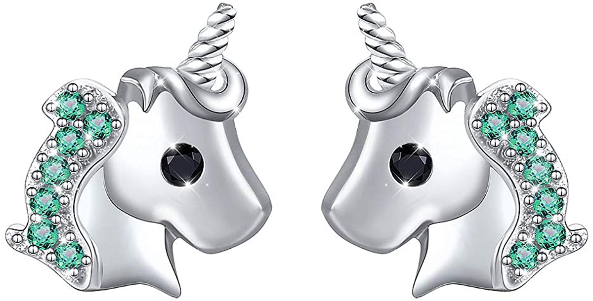 Jeulia Dreams Come Ture Unicorn Sterling Silver Earrings  Unicorn jewelry,  Silver earrings online, Unicorn earrings