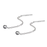 Earrings for Women Threader Earrings Sterling Silver Chain Tassel Earrings