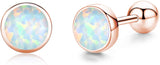 Hypoallergenic Opal Stud Earrings