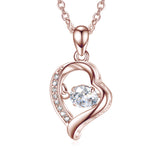 Trendy Heart Necklace Mother Loving  For Women Jewelry Necklace