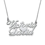 Silver Personalized Name Necklace Adjustable 16”-20”