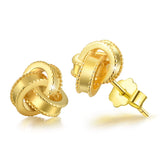 925 Sterling Silver Love Knot Stud Earrings Twisted Earrings Hypoallergenic Earrings Jewelry for Women and Girls