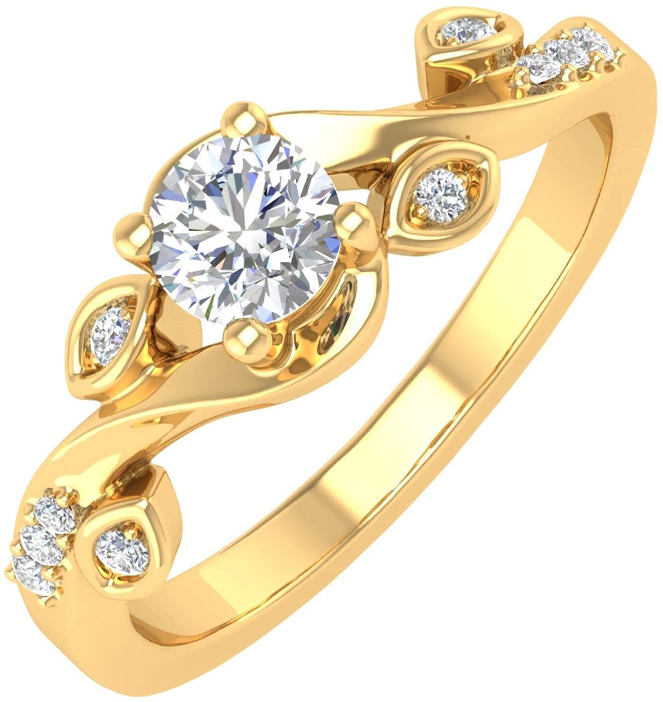 Buy Impon Gold Plated Plain Gold Ring Design Engagement Ring for Girl