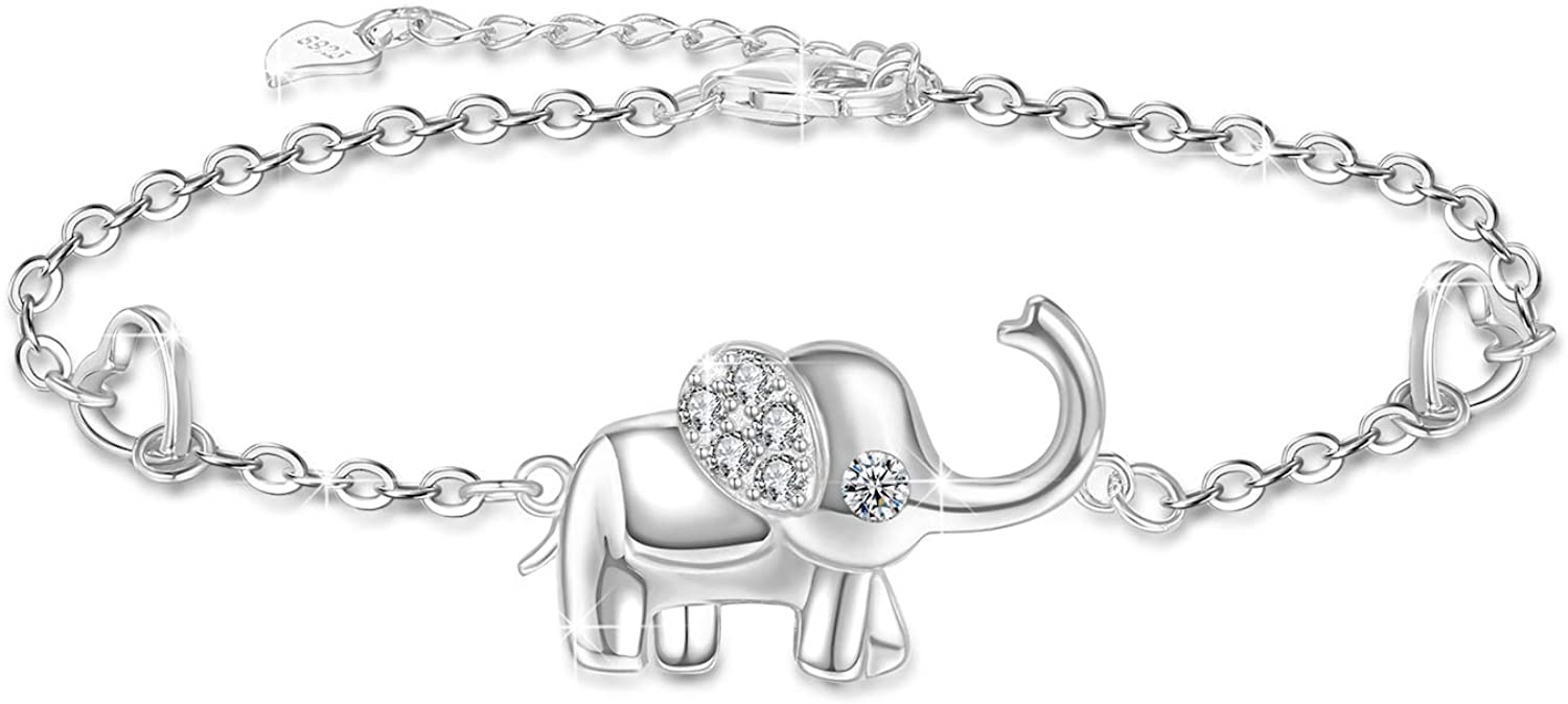 Elephant For Women 925 Sterling Silver Elephants Anklets