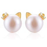  Freshwater White Pearl Earrings