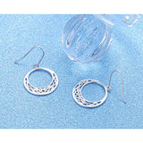 925 Sterling Silver Good Luck Irish Celtic Knot Drop Earrings Love Knot Dangle Earrings for Women Girls
