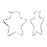 Polished Star Earrings