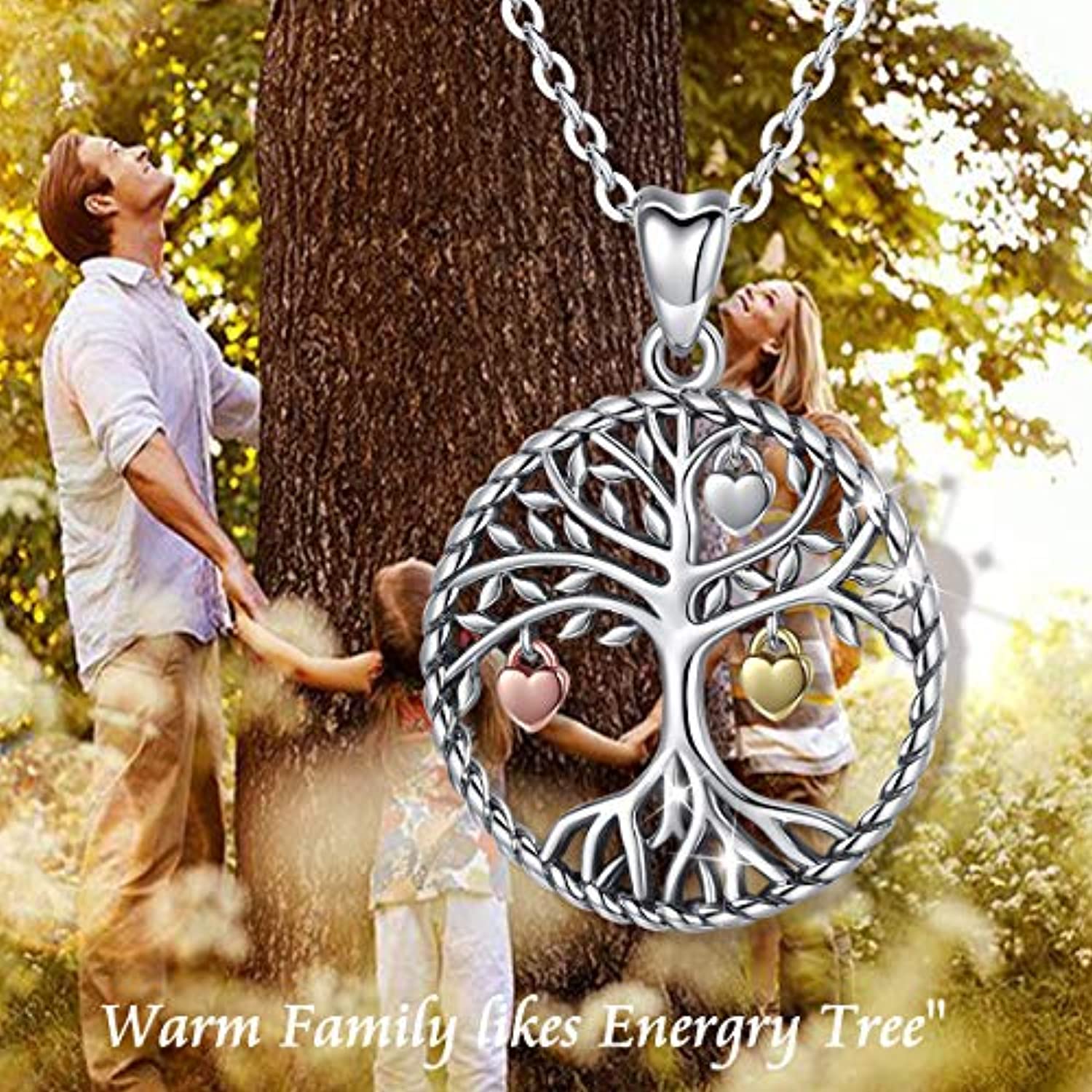 Amazon.com: ONEFINITY Tree of Life Necklace Sterling Silver Abalone Shell Tree  of Life Pendant Necklace Family Tree Jewelry for Women Girls Gifts:  Clothing, Shoes & Jewelry