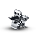 Cute Starfish Bead Pendant S925 Sterling Silver Necklace Pendant Accessories Bracelet Beads