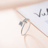 Arrow Ring Oxidized Adjustable Women And Men Rings Design