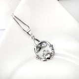 Hold the Heart Shaped Necklace Factory 925 Sterling Silver Necklace For Woman