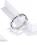 925 Sterling Silver Lovely Daisy Finger Rings Precious Jewelry For Women