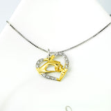 Maternal Lonve Necklace Customed 925 Sterling Silver Jewelry For Gift