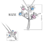 Christmas Tree Necklace Factory Directly Supply Silver Tree Necklace
