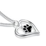 Gorgeous Wholesale Puppy Paw Print Necklace Chain Necklace for Dress Decorate