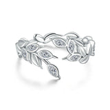 925 Sterling Silver Exquisite Wheat Ears Rings Precious Jewelry For Women