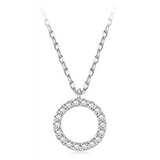 Silver Circle Necklace 